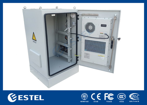 SGCC Dubbelwandige buitentelecomkas met 48VDC airconditioner en ventilator
