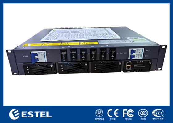 DC48V Rack Mount Rectifier 90A Hoge capaciteit 220VAC Telecom Single Phase Rectifier