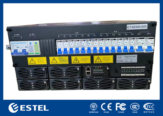 18 kW capaciteitsrectificator-krachtsysteem met stroomverdeling en batterijmonitorfunctie
