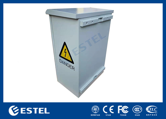 Muurstapel gemonteerd buiten telecomkas met TEC koeler 19 inch Rack 7U gebruikersruimte