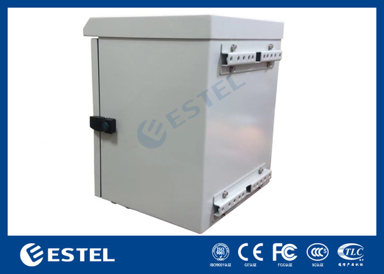 DIN Rail Pole Mount Weatherproof Enclosure Ventilators Op Top Met Temperatuur Controller