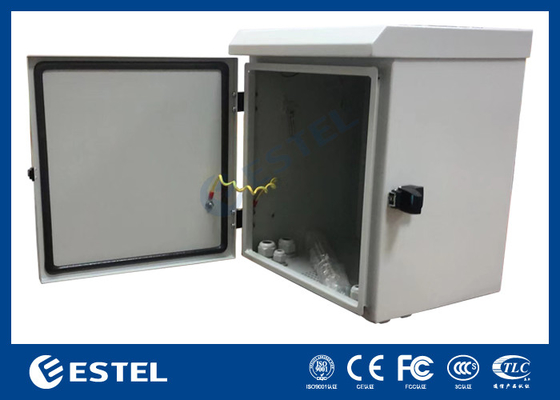 DIN Rail Pole Mount Weatherproof Enclosure Ventilators Op Top Met Temperatuur Controller