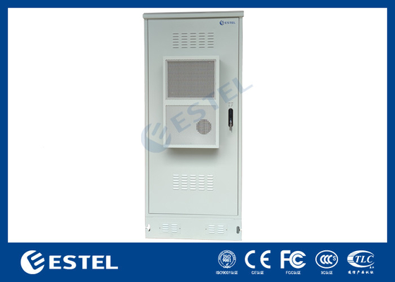 IP55 30U geïntegreerde outdoor power cabinet met rectifier systeem sensoren roestvrijstalen behuizing