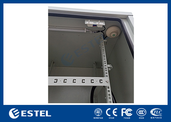 Buitenste vloer gemonteerde kast 19 inch Rack 45U Gebruikersruimte Met airconditioner behuizing