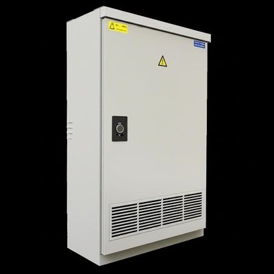 IP66 Weatherproof Telecom Enclosure with 700×450×300mm External Dimension DC48V LED Lamp and 19 Units Internal Space