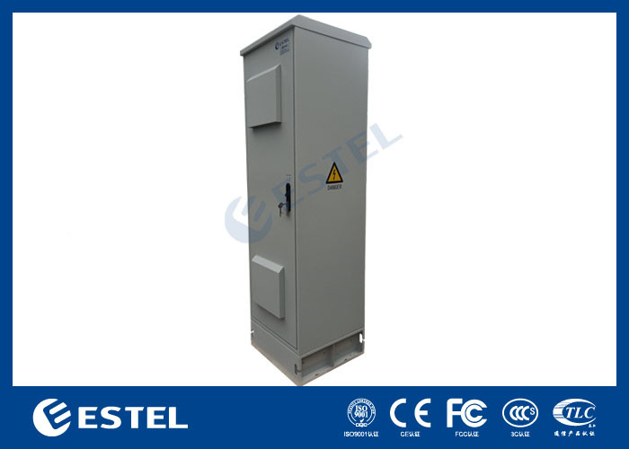 ET6060217A-42U Buitencommunicatiekast 19 inch Kas met ventilator Dubbele deur IP55